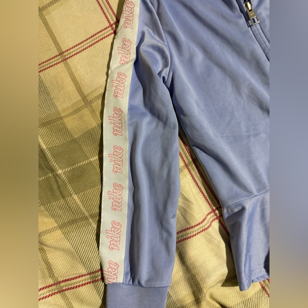 Nike Kids Light Blue Peplum Jacket NWOT - Picture 2 of 3